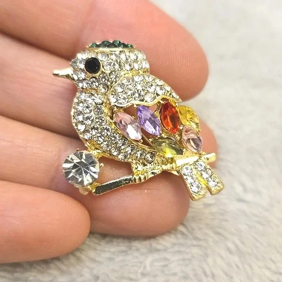 #518 Bird brooch pin - Picture 2 of 6